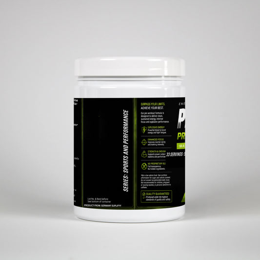 Pre-Workout Booster Green Apple - 500g