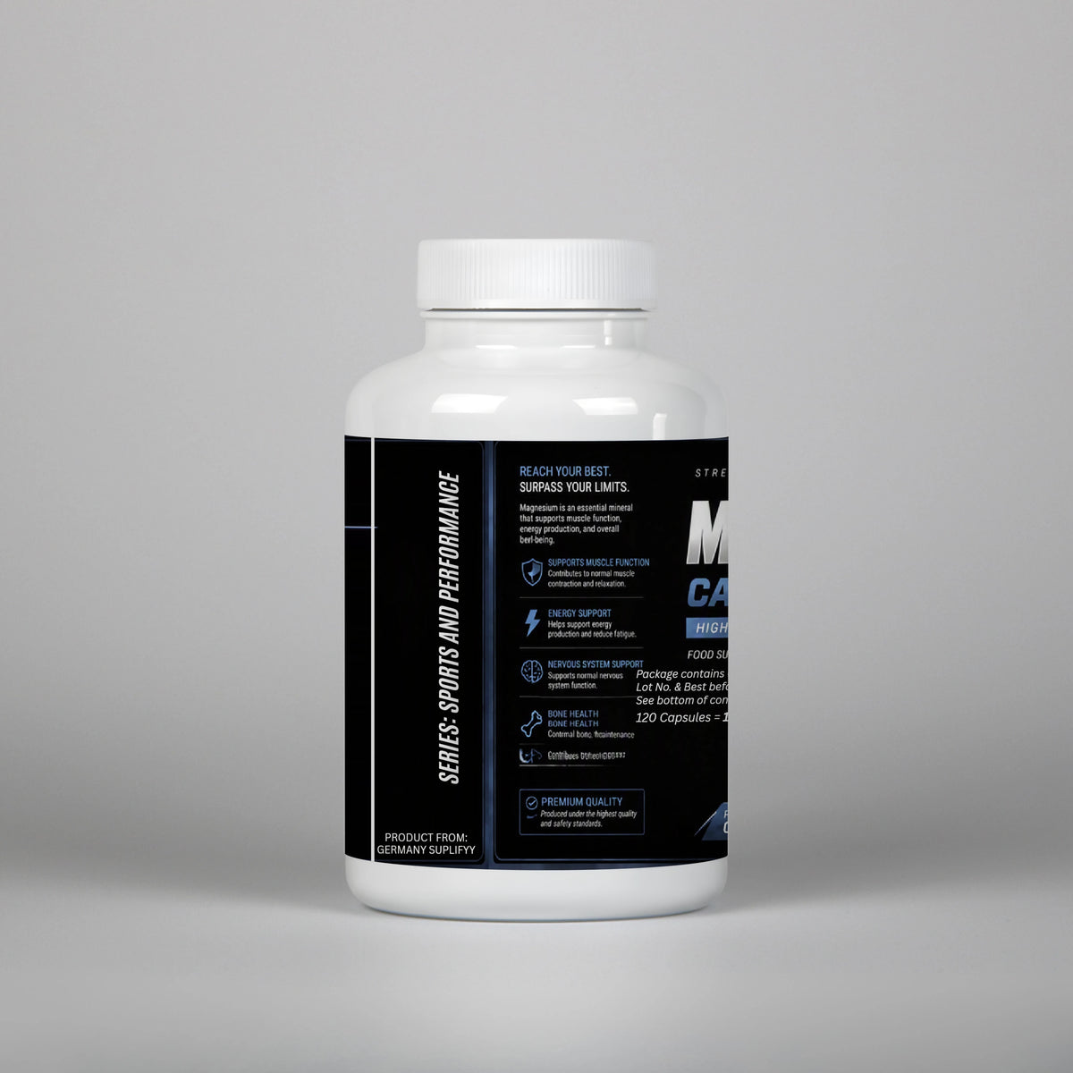 Magnesium Bisglycinate - 120 Capsules