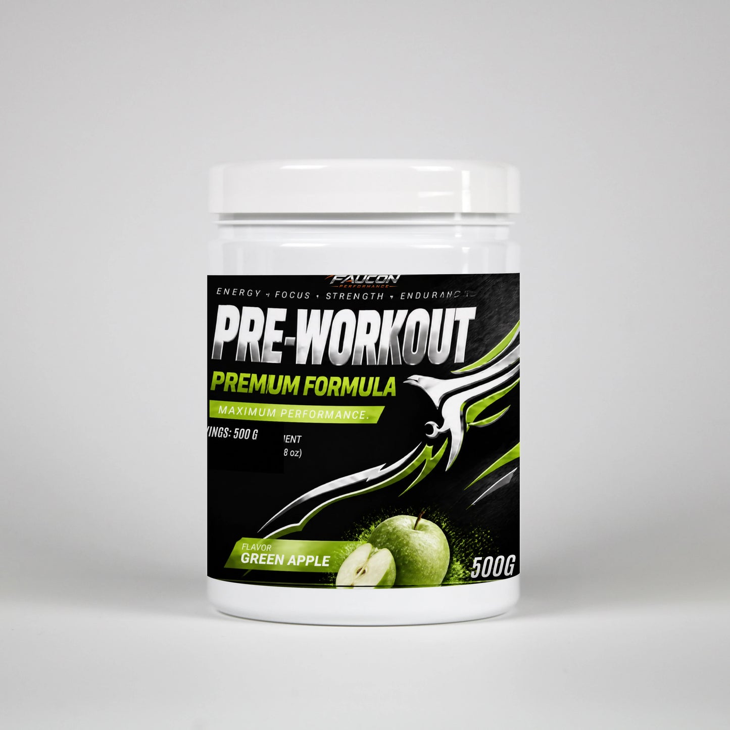 Pre-Workout Booster Green Apple - 500g