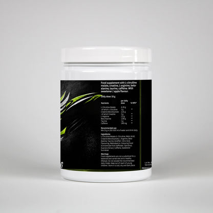 Pre-Workout Booster Green Apple - 500g