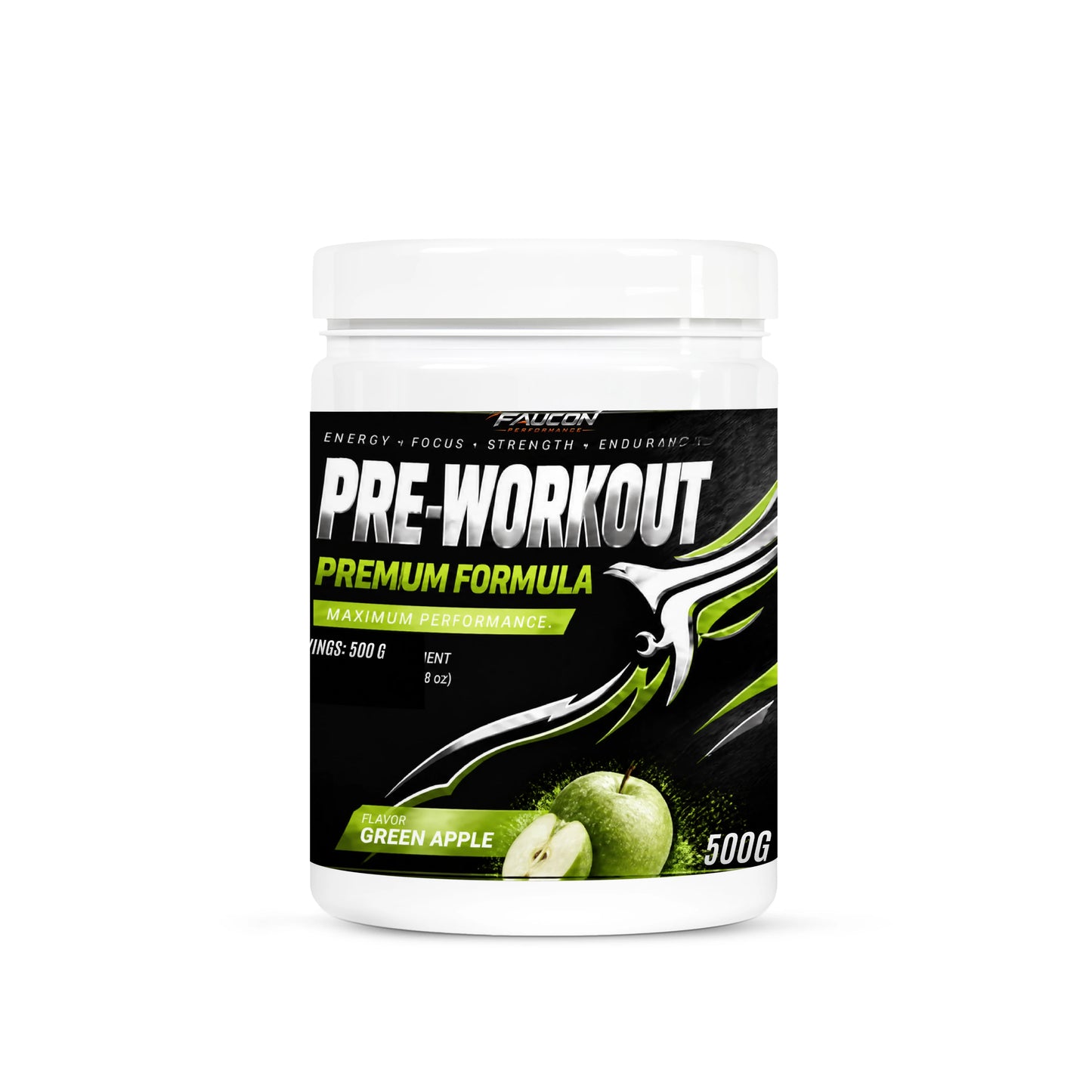Pre-Workout Booster Green Apple - 500g