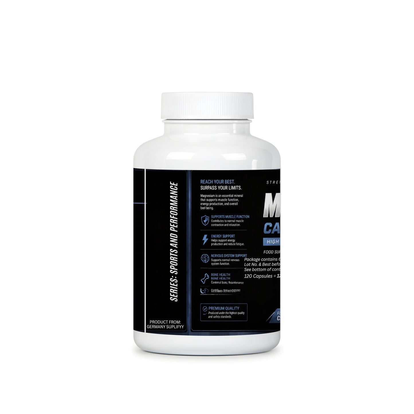 Magnesium Bisglycinate - 120 Capsules