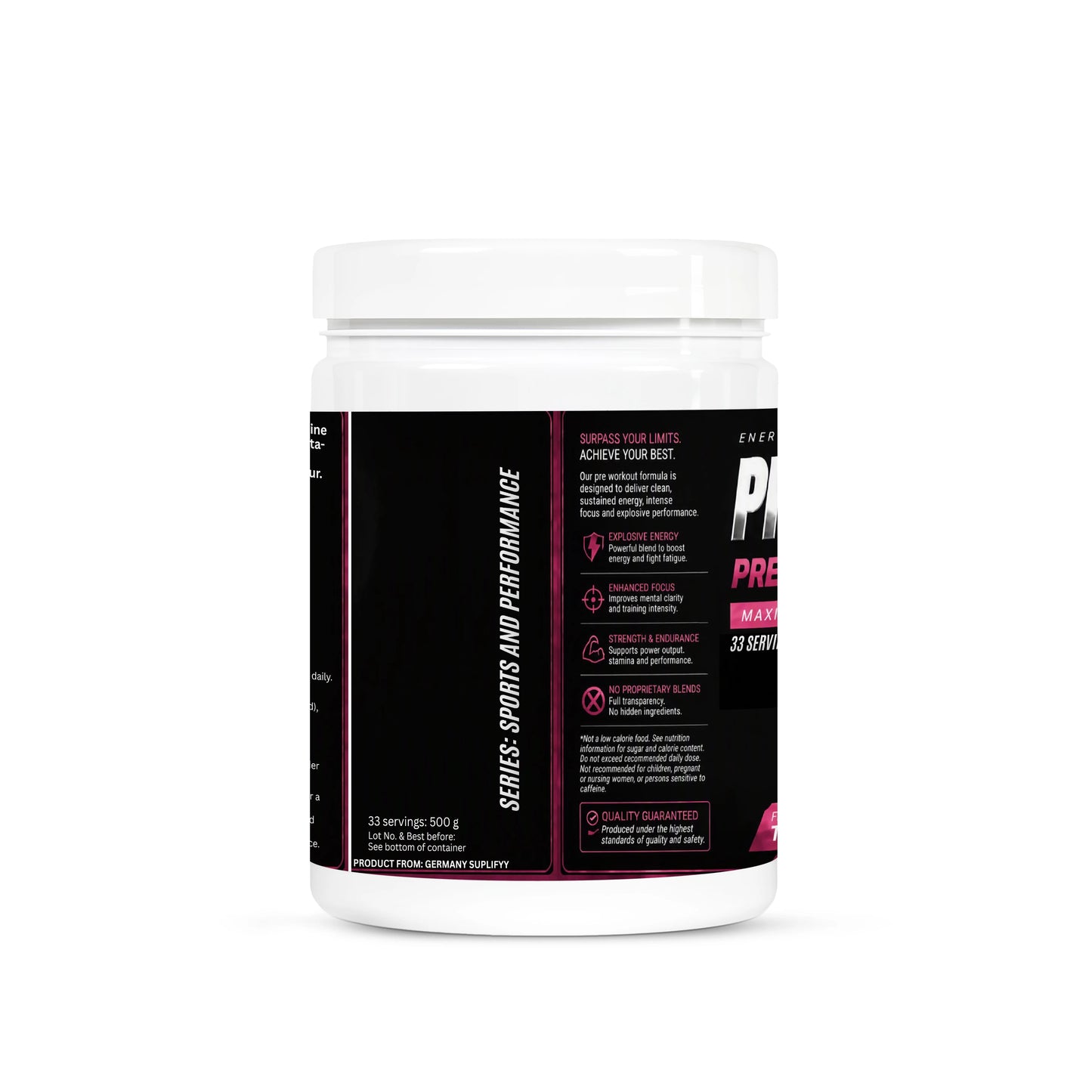 Pre-Workout Booster Tropical - 500g