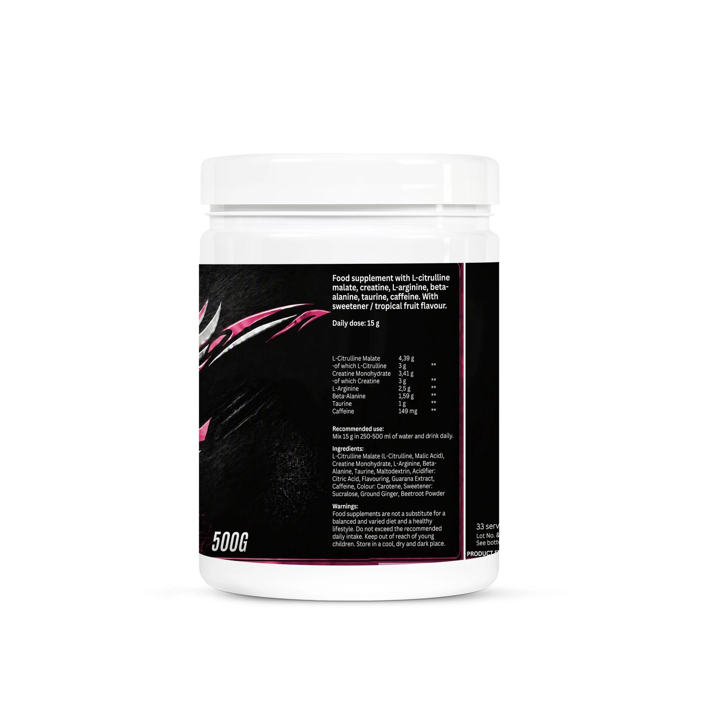 Pre-Workout Booster Tropical - 500g