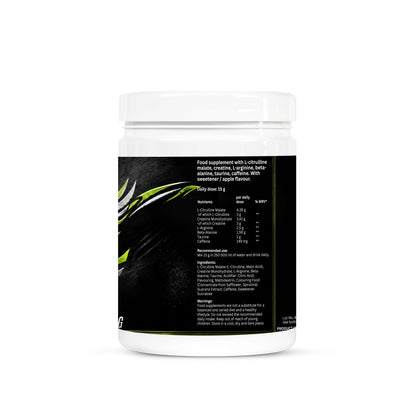 Pre-Workout Booster Green Apple - 500g